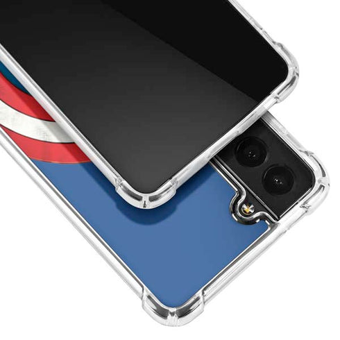 Marvel Captain America Shield Galaxy S21 FE Clear Case
